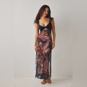 NWT Free People Suddenly Fine Maxi Slip